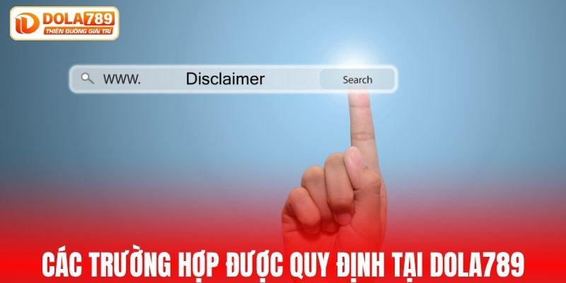 Các trường hợp được quy định tại DOLA789