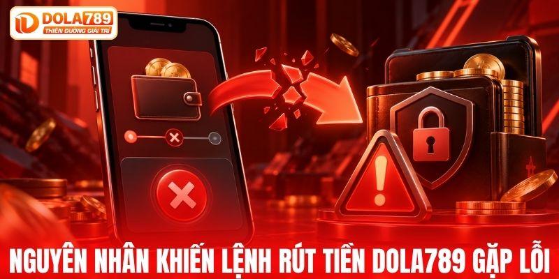 Những nguyên nhân khiến lệnh rút tiền DOLA789 bị lỗi?